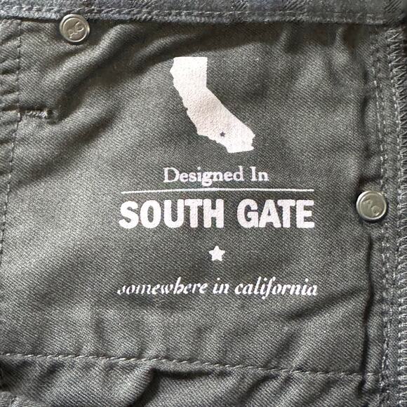 ADRIANO GOLDSCHMIED FARRAH HIGH RISE‎ SKINNY ANKLE JEANS METALLIC STRIPE SIZE 24 - Picture 10 of 15